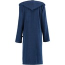 Cawö Cawö Dames Badjas Ritssluiting 6116 - Navy Pink  M