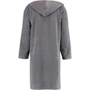 Cawö Cawö Heren Badjas Ritssluiting 6516 - Antrazit-schwarz  XL