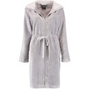 Cawö Cawö Dames Korte Badjas Capuchon 822 - Graphit  44/46