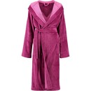 Cawö Cawö Dames Badjas met Capuchon 802 - Beere 40/42