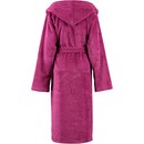 Cawö Cawö Dames Badjas met Capuchon 802 - Beere 48/50