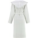 Cawö Cawö Dames Badjas met Capuchon 6596 silber  40