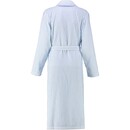 Cawö Cawö Dames Badjas met Sjaalkraag 3423 mittelblau 38