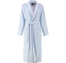 Cawö Dames Badjas met Sjaalkraag 3423 mittelblau 42