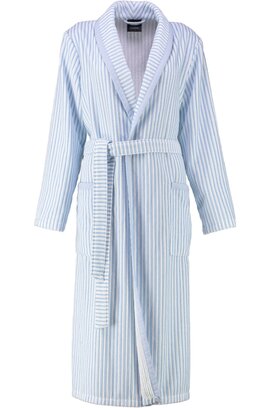 Cawö Dames Badjas met Sjaalkraag 3423 mittelblau 42