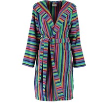 Cawö Dames Badjas kort met Capuchon 7049 Multi 42