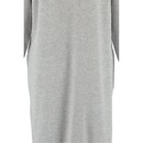 Cawö Cawö Dames Lange Hoodie 820 - Grau-blau  XS