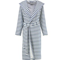 Cawö Dames Badjas met Capuchon 6596 Navy 44