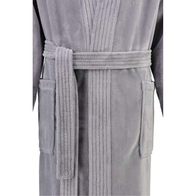 Cawö Heren Badjas 800 - Graphit  50/52