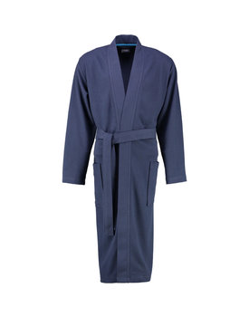 Cawö 816 Heren kimono badjas - marine-14  54/56