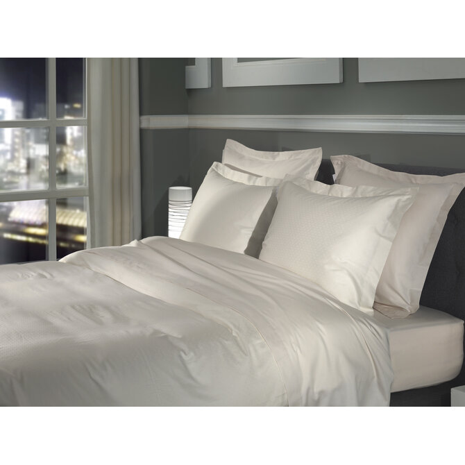 Heckett & Lane Punto dekbedovertrek 140x200/220 Off-White