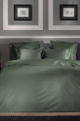Heckett & Lane Punto dekbedovertrek 240x200/220 Calla Green