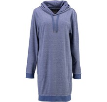 Cawö Dames Lange Hoodie 818 Denim  L