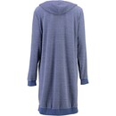 Cawö Cawö Dames Lange Hoodie 818 Denim  L