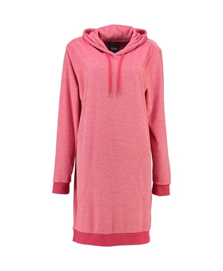 Cawö Dames Lange Hoodie 818 Koralle  L