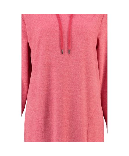 Cawö Dames Lange Hoodie 818 Koralle  L