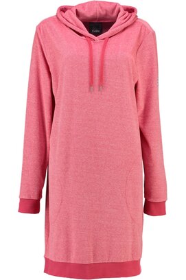 Cawö Dames Lange Hoodie 818 Koralle  M