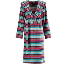 Cawö Dames Badjas met Capuchon 6135 Multi  38