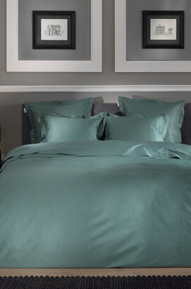 Heckett & Lane Punto Dekbedovertrek 140x200/220 Mineral Green