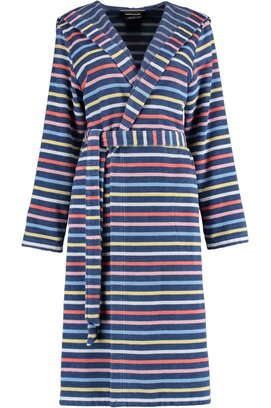 Cawö Dames Badjas 3344 Blau-multi  44