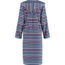 Cawö Cawö Dames Badjas 3344 Blau-multi  44