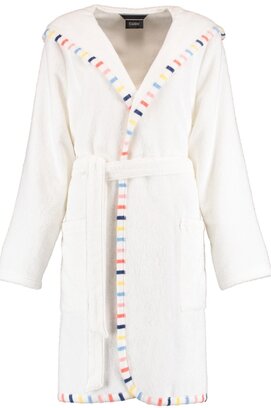 Cawö Dames Badjas 3345 Weiss-weiss  44