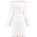 Cawö Cawö Dames Badjas 3345 Weiss-weiss  46