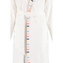 Cawö Cawö Dames Badjas 3345 Weiss-weiss  46