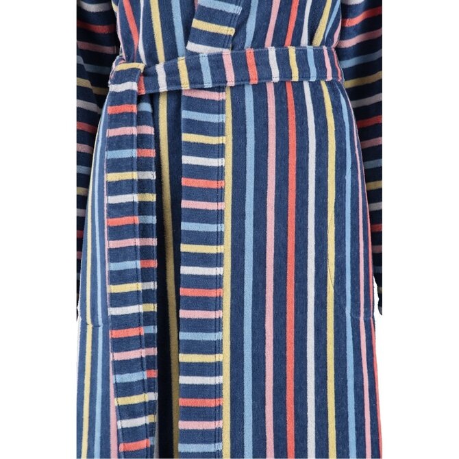 Cawö Dames Badjas 3343 Blau-multi  38