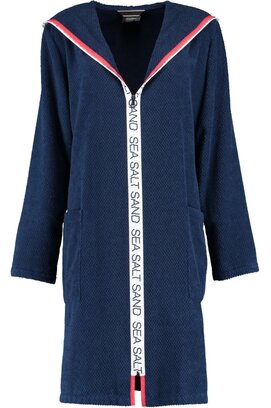 Cawö Dames Badjas 3101 Navy  S