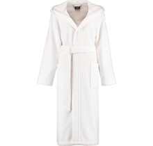 Cawö Dames Badjas met Capuchon 825 Weiss  36/38