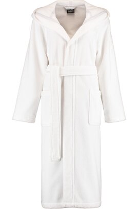 Cawö Dames Badjas met Capuchon 825 Weiss  36/38