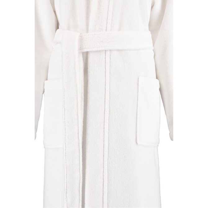 Cawö Dames Badjas met Capuchon 825 Weiss  32/34