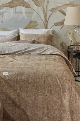 Riviera Maison Dekbedovertrek Coughton Court sand  140x200/220