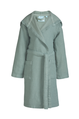 Vandyck Kids Boys Badjas Vintage Green 7/8 Jaar