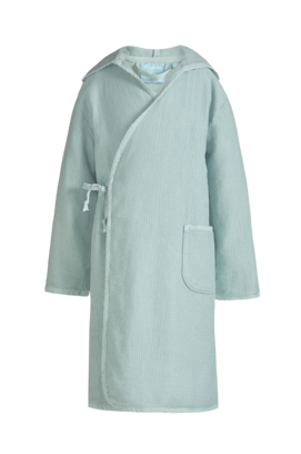Vandyck Kids Girls Badjas Celadon Green 7/8 Jaar