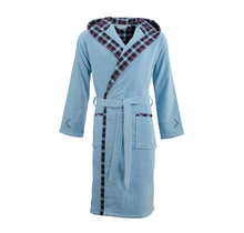 Carl Ross Badjas Heren met Capuchon 307310 light blue/night blue 60/62