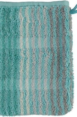 Cawö Cashmere Streifen Washandje Munt 16x22