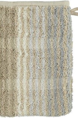 Cawö Cashmere Streifen Washandje Zand 16x22