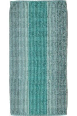 Cawö Cashmere Streifen Handdoek 50x100 Munt