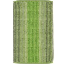 Cawö Cashmere Streifen Gastendoekje Kiwi 30x50