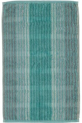 Cawö Cashmere Streifen Gastendoekje Munt 30x50