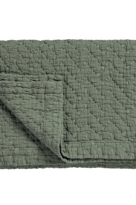 Vandyck PURE 10 G.DYED Bedsprei 180x260 sage green