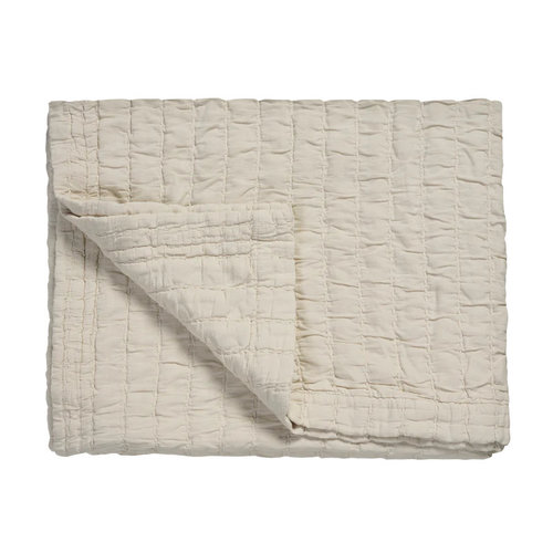 Vandyck Vandyck PURE 64 G.DYED Bedsprei 180x260 cream tan