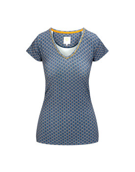 Pip Studio Toy Short Sleeve Top Tegola Blue XL