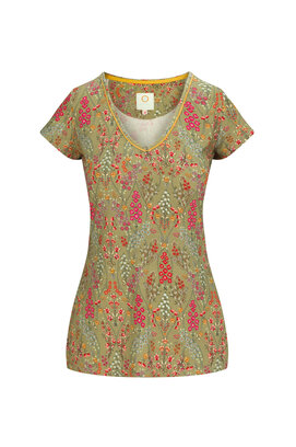 Pip Studio Toy Short Sleeve Top Primavera Green L