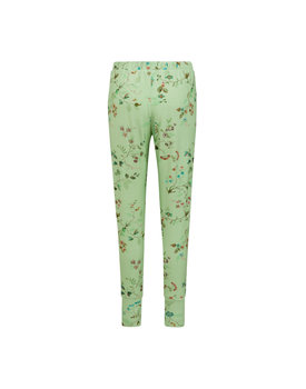 Pip Studio Bobien Long Trousers Kawai Flower Light Green XXL