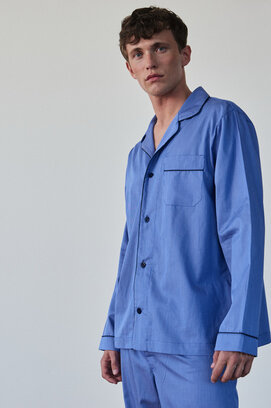 Ambassador 9-1 Herenpyjama blue L