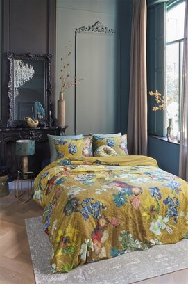 Beddinghouse x Van Gogh Museum Partout des Fleurs Kimono - Gold L/XL