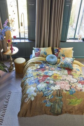 Beddinghouse x Van Gogh Museum Bouquet dAnniversaire - Gold 140x200/220 cm